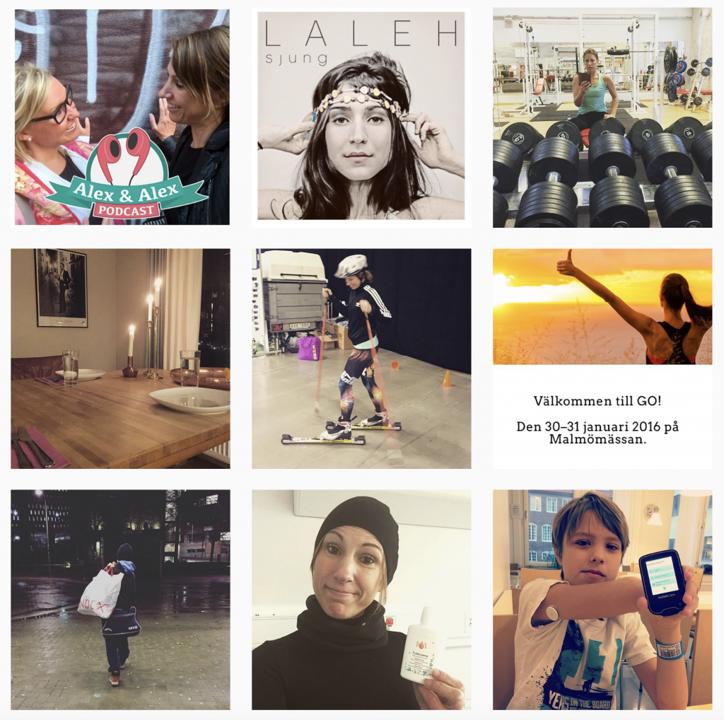Instagram-flöde utan redigering och enhetlighet